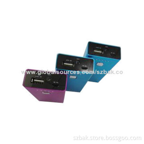 Power Banks D203, 4,400mAh Capacity, 5V/1A Input/Output, Sized 93*46*21mm, Good Quality and Price
